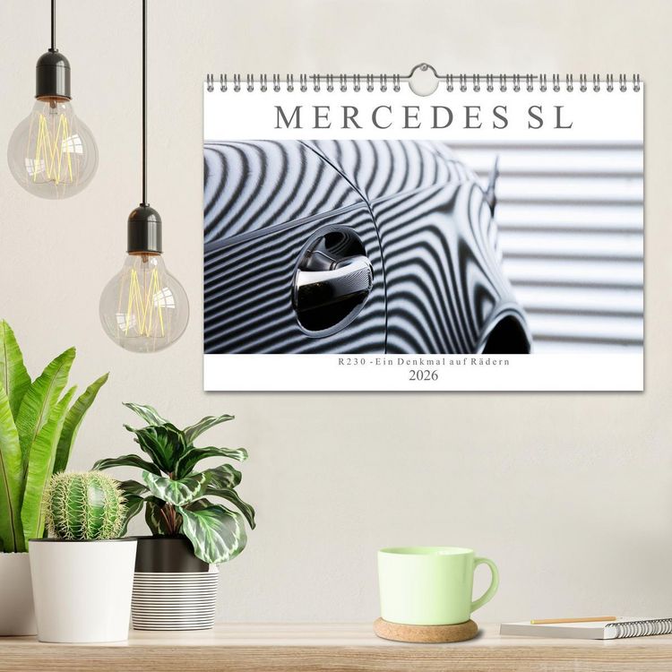 Produktbild: Mercedes SL R230 - Ein Denkmal auf R&auml;dern (Wandkalender 2026 DIN A4 quer), CALVENDO Monatskalender