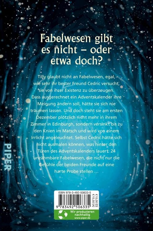 Produktbild: Winterbl&uuml;tenmagie. Der zauberhafte Adventskalender mit 24 Fabelwesen