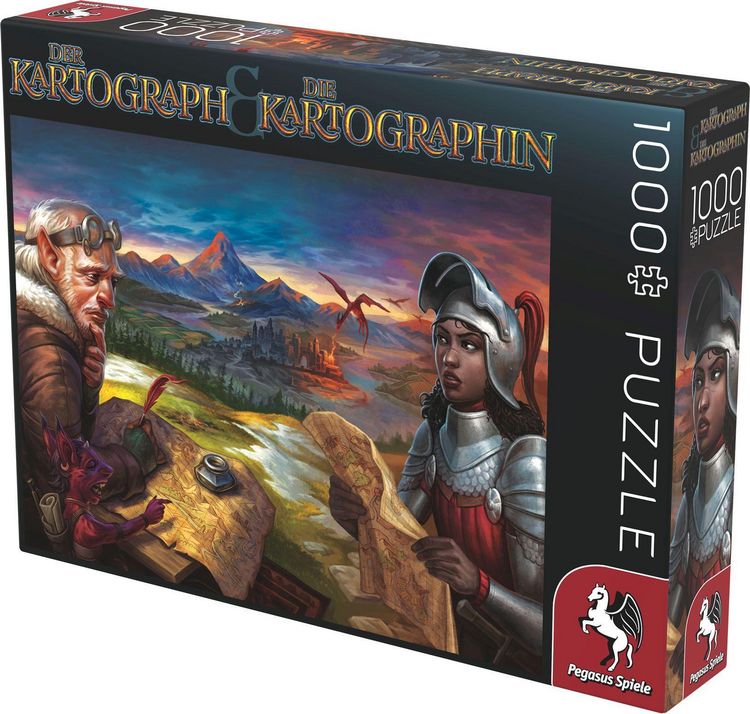 Produktbild: Puzzle Motiv Kartograph, 1.000 Teile