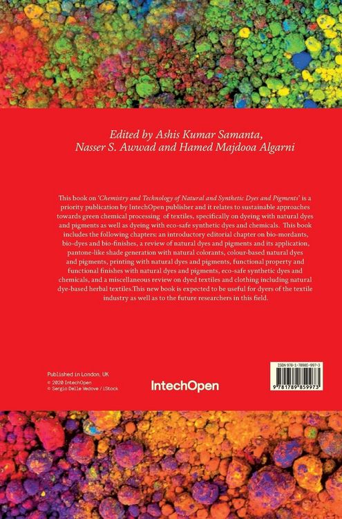 Produktbild: Chemistry and Technology of Natural and Synthetic Dyes and Pigments