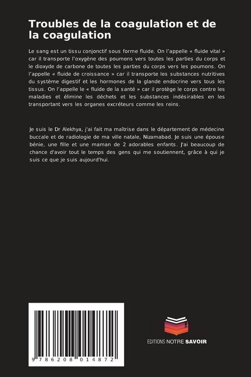 Produktbild: Troubles de la coagulation et de la coagulation