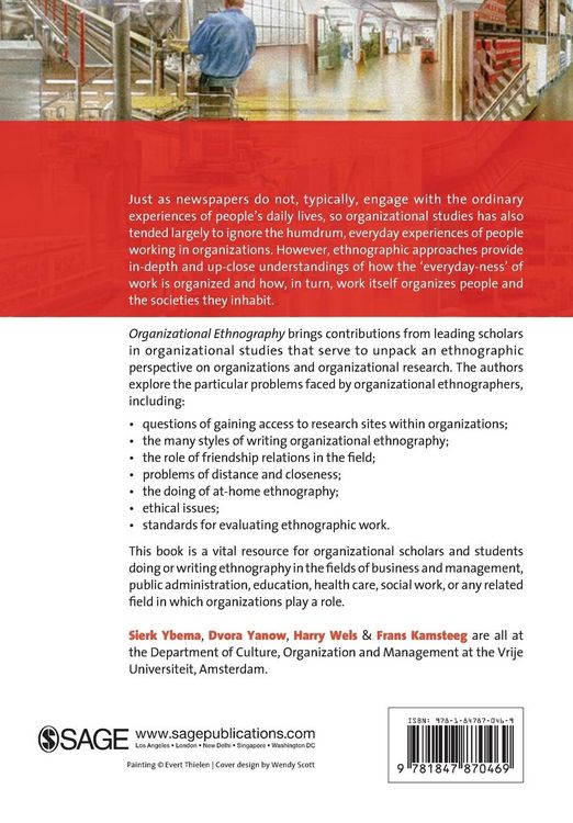 Produktbild: Organizational Ethnography