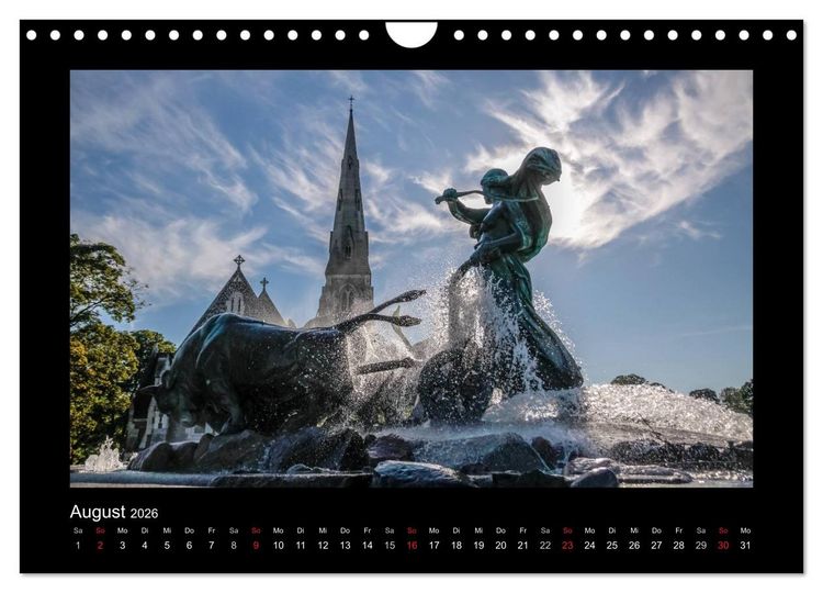 Produktbild: Kopenhagen (Wandkalender 2026 DIN A4 quer), CALVENDO Monatskalender