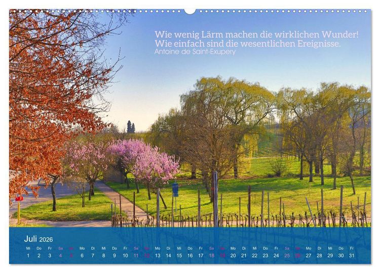 Produktbild: FASZINATION MANDELBL&Uuml;TE (hochwertiger Premium Wandkalender 2026 DIN A2 quer), Kunstdruck in Hochglanz