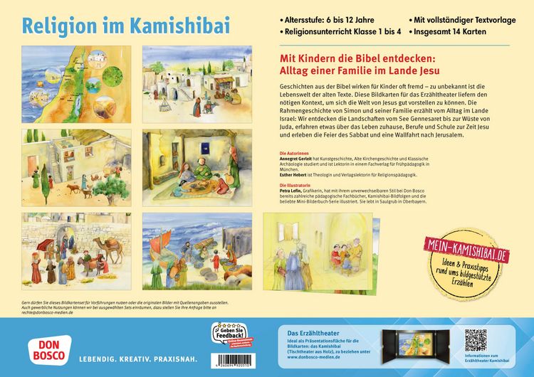 Produktbild: Wie lebten die Menschen zur Zeit Jesu? Kamishibai Bildkartenset