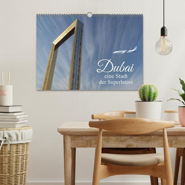 Produktbild: Dubai, die Stadt der Superlative. (Wandkalender 2026 DIN A3 quer), CALVENDO Monatskalender