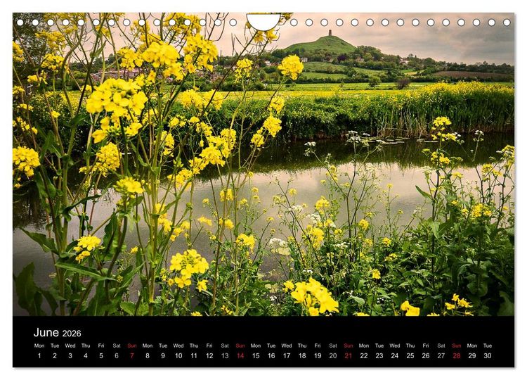 Produktbild: Glastonbury Tor (Wall Calendar 2026 DIN A4 landscape), CALVENDO 12 Month Wall Calendar