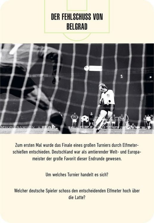 Produktbild: Legend&auml;re Fu&szlig;ballmomente - Das Quiz