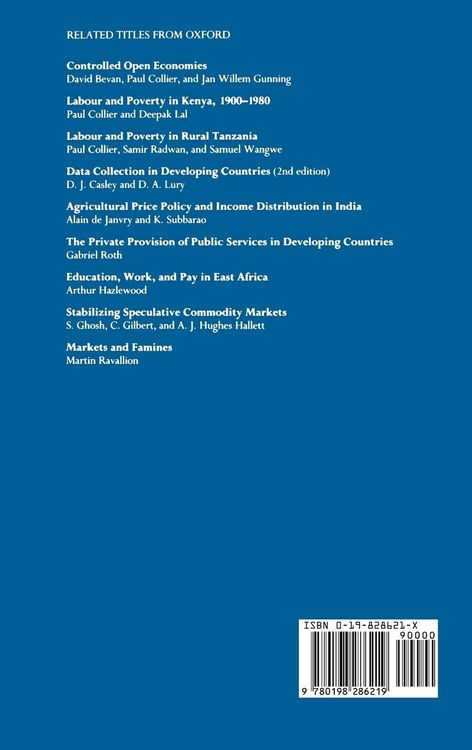 Produktbild: Peasants and Governments - An Economic Analysis