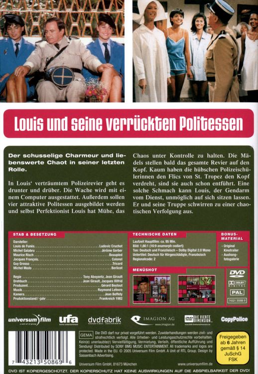 Produktbild: Louis und seine verr&uuml;ckten Politessen
