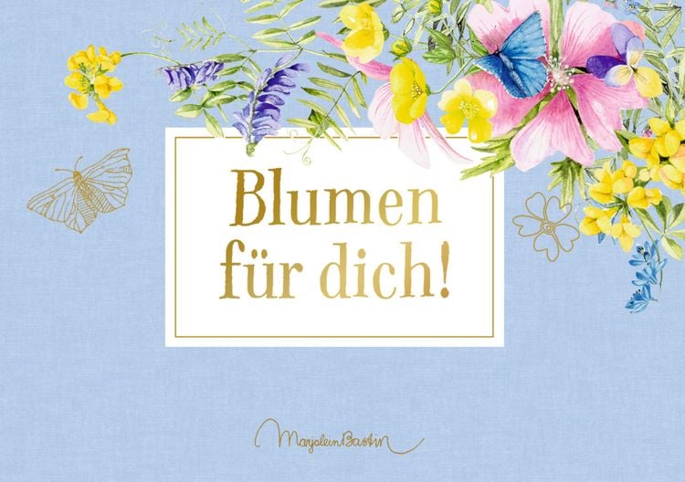 Produktbild: Pop-up-Gru&szlig;karte &ndash; Blumen f&uuml;r dich!