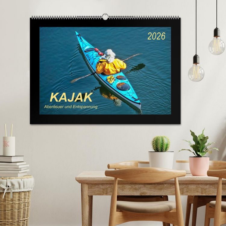 Produktbild: Kajak - Abenteuer und Entspannung (Wandkalender 2026 DIN A2 quer), CALVENDO Monatskalender