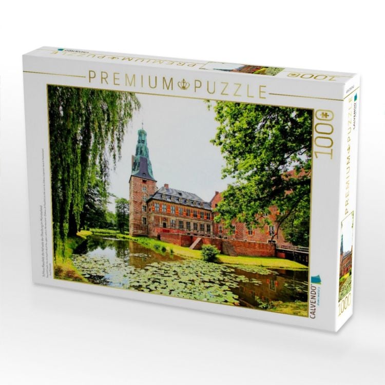 Produktbild: CALVENDO Puzzle Schloss Raesfeld, die Hofseite der Oberburg im M&uuml;nsterland | 1000 Teile Lege-Gr&ouml;&szlig;e 64x48cm Foto-Puzzle f&uuml;r gl&uuml;ckliche Stunden