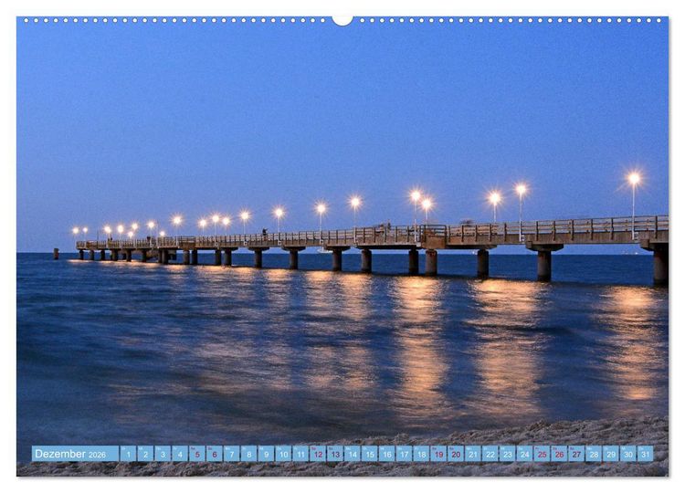 Produktbild: Gr&uuml;&szlig;e von Usedom (Wandkalender 2026 DIN A2 quer), CALVENDO Monatskalender
