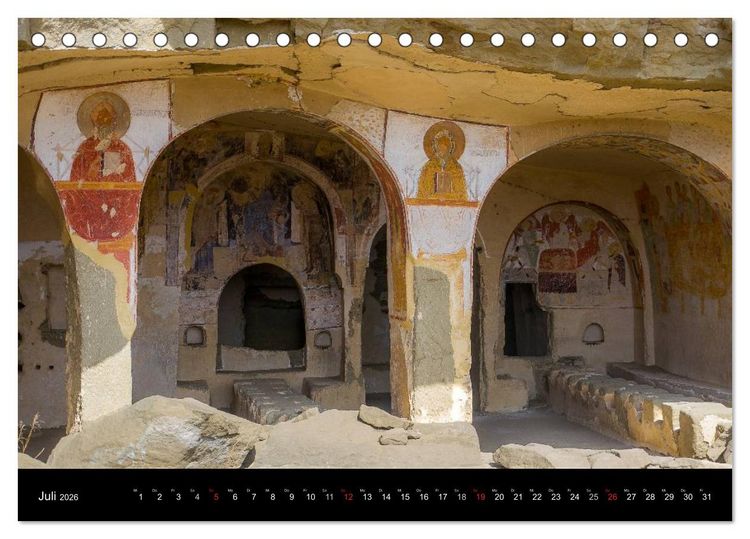 Produktbild: Impressionen aus Georgien (Tischkalender 2026 DIN A5 quer), CALVENDO Monatskalender