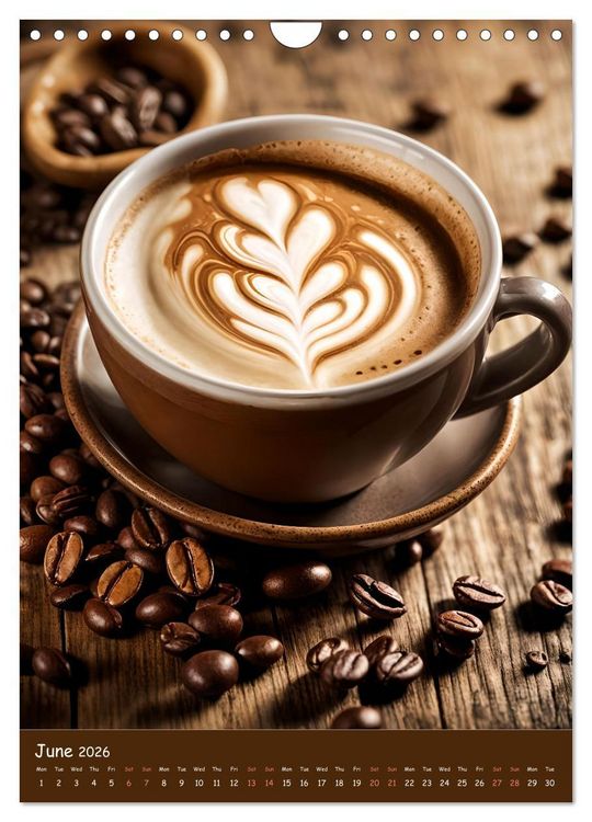 Produktbild: The Soul of Coffee - A Daily Ritual (Wall Calendar 2026 DIN A4 portrait), CALVENDO 12 Month Wall Calendar