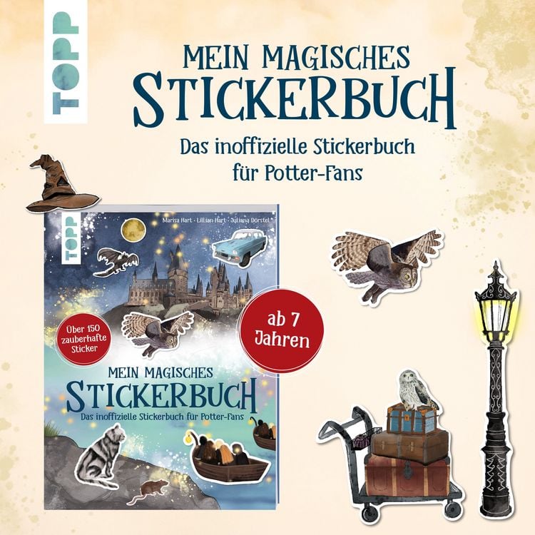 Produktbild: Mein magisches Stickerbuch. Das inoffizielle Stickerbuch f&uuml;r Potter-Fans