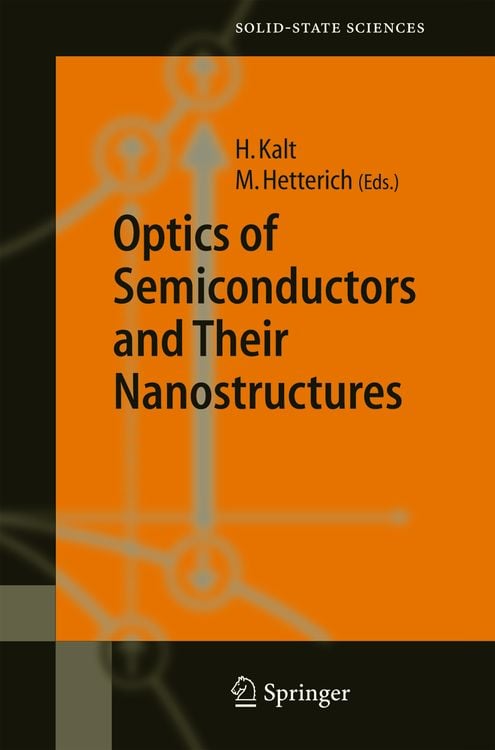 Produktbild: Optics of Semiconductors and Their Nanostructures
