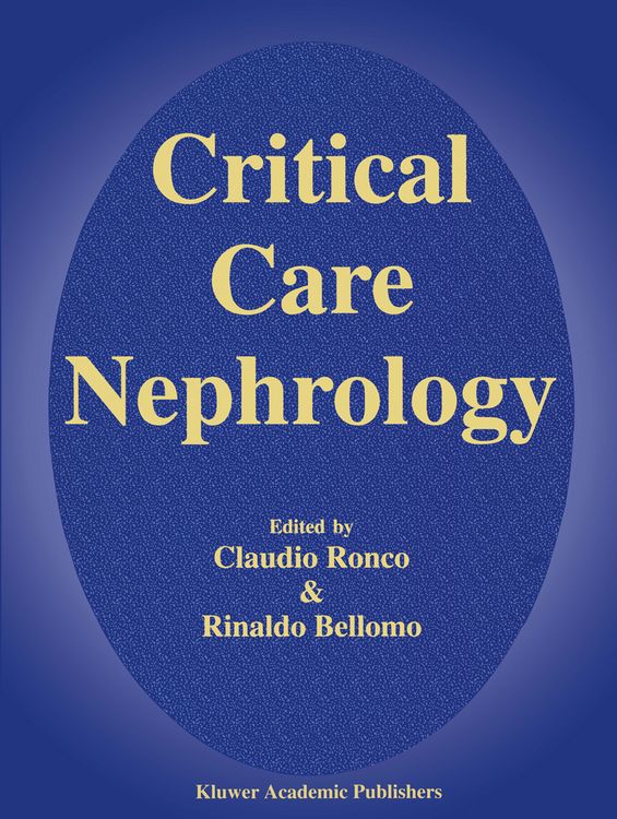 Produktbild: Critical Care Nephrology