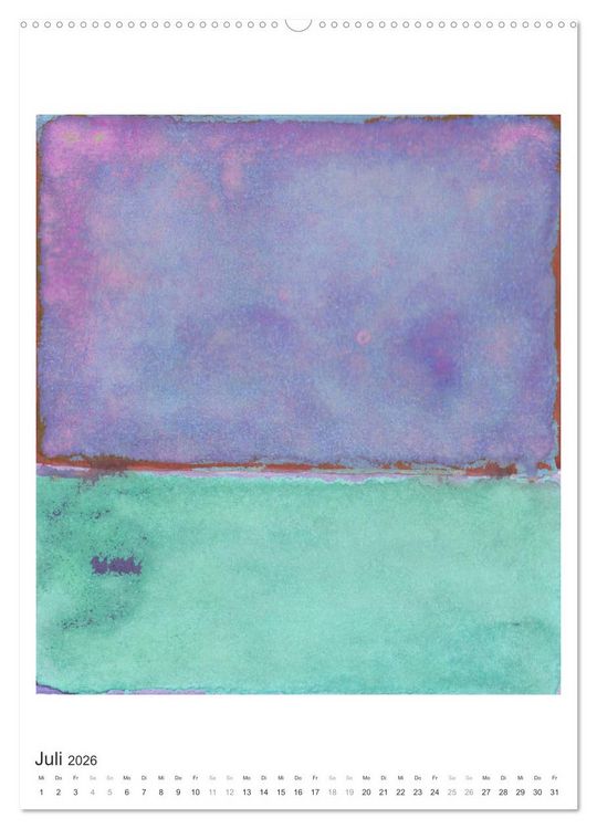 Produktbild: Ein leuchtendes Jahr: Abstrakte Kunst von Inga Pint (Wandkalender 2026 DIN A2 hoch), CALVENDO Monatskalender