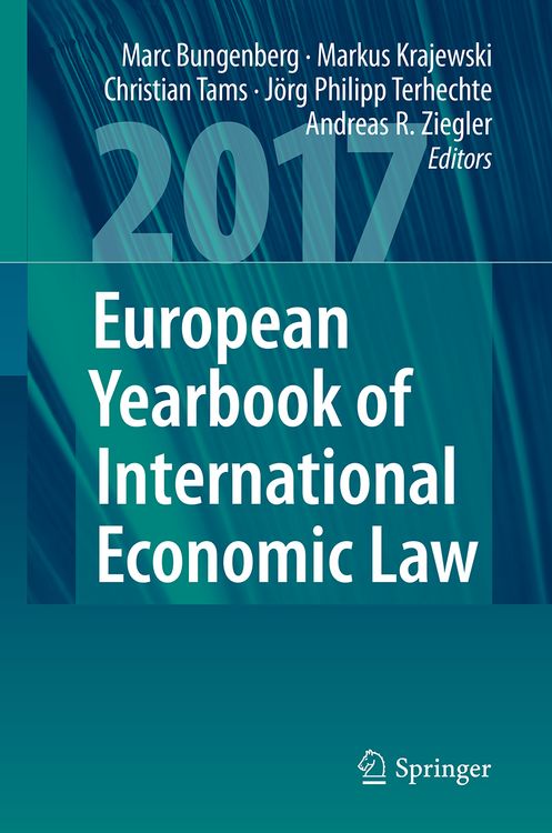 Produktbild: European Yearbook of International Economic Law 2017