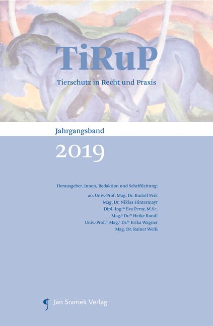 Produktbild: TiRuP - Tierschutz in Recht und Praxis