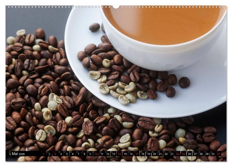 Produktbild: Feine Kaffeevariationen (Wandkalender 2026 DIN A2 quer), CALVENDO Monatskalender
