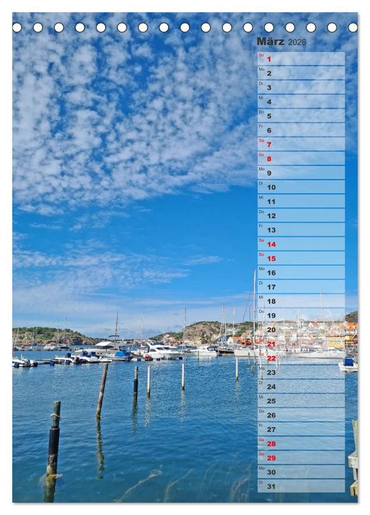Produktbild: Skandinavien entdecken - Von Schweden nach Norwegen mit dem Wohnmobil (Tischkalender 2026 DIN A5 hoch), CALVENDO Monatskalender