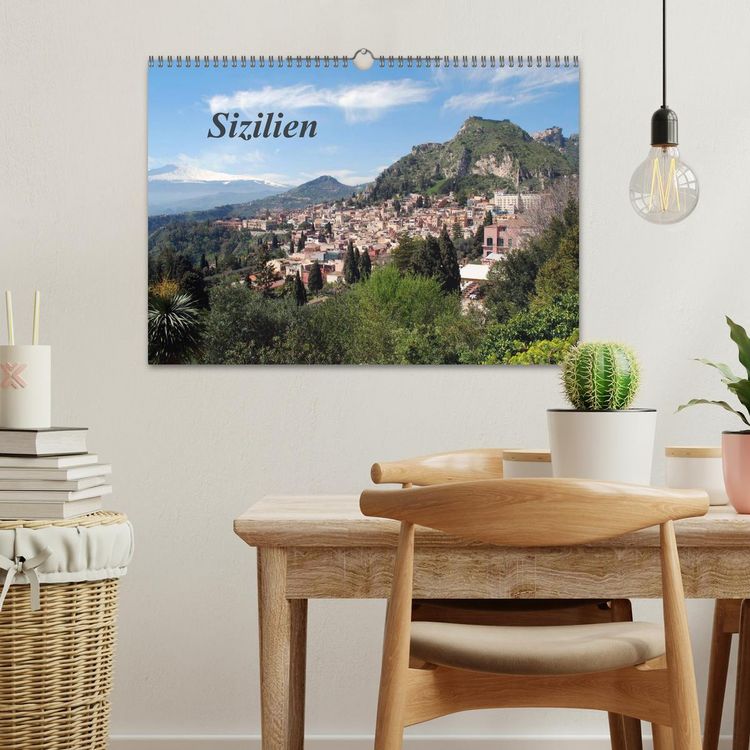 Produktbild: Sizilien (Wandkalender 2026 DIN A3 quer), CALVENDO Monatskalender