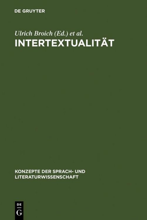 Produktbild: Intertextualit&auml;t