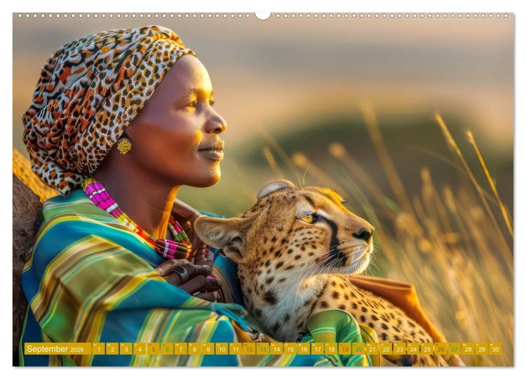 Produktbild: Hallo faszinierendes Afrika (Wandkalender 2026 DIN A2 quer), CALVENDO Monatskalender