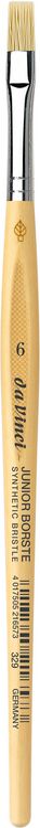Produktbild: da Vinci Pinsel Junior mit synthetischen Borsten, flach, Serie 329 Gr. 6