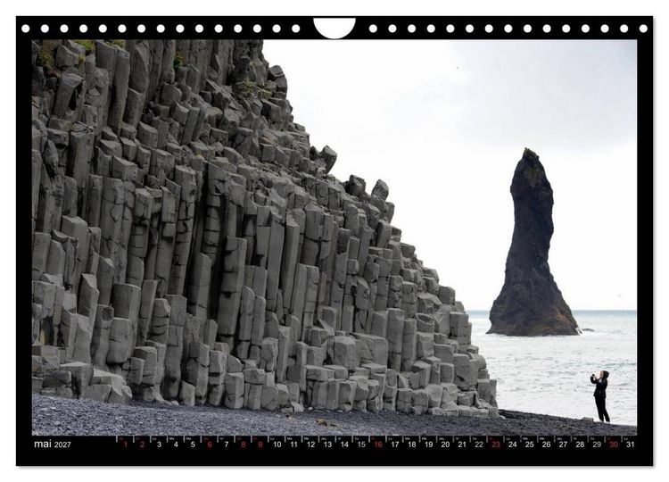 Produktbild: Balade en Islande (Calendrier mural 2027 DIN A4 vertical), CALVENDO calendrier mensuel