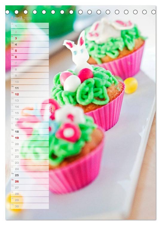 Produktbild: S&uuml;&szlig;e Versuchungen / Geburtstagskalender (Tischkalender 2026 DIN A5 hoch), CALVENDO Monatskalender