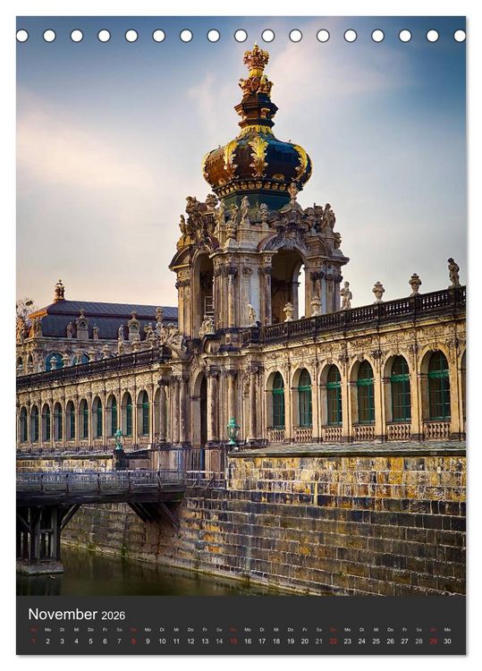 Produktbild: Mein Dresden (Tischkalender 2026 DIN A5 hoch), CALVENDO Monatskalender
