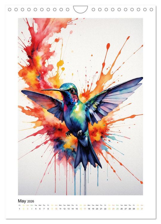 Produktbild: Fantastic Animal World: A Play of Colors and Elegance (Wall Calendar 2026 DIN A4 portrait), CALVENDO 12 Month Wall Calendar