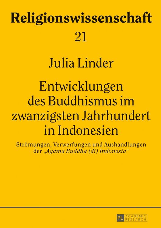 Produktbild: Entwicklungen des Buddhismus im zwanzigsten Jahrhundert in Indonesien