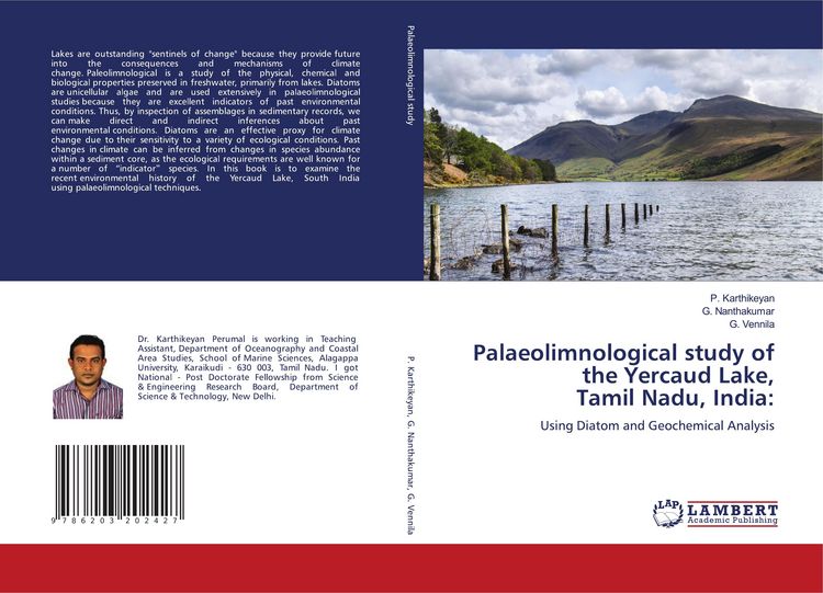 Produktbild: Palaeolimnological study of the Yercaud Lake, Tamil Nadu, India: