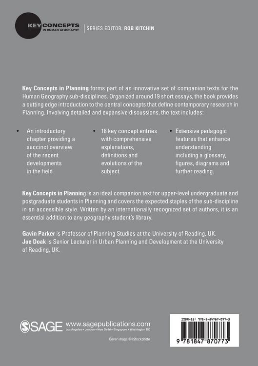 Produktbild: Key Concepts in Planning