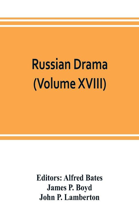 Produktbild: Russian Drama (Volume XVIII)