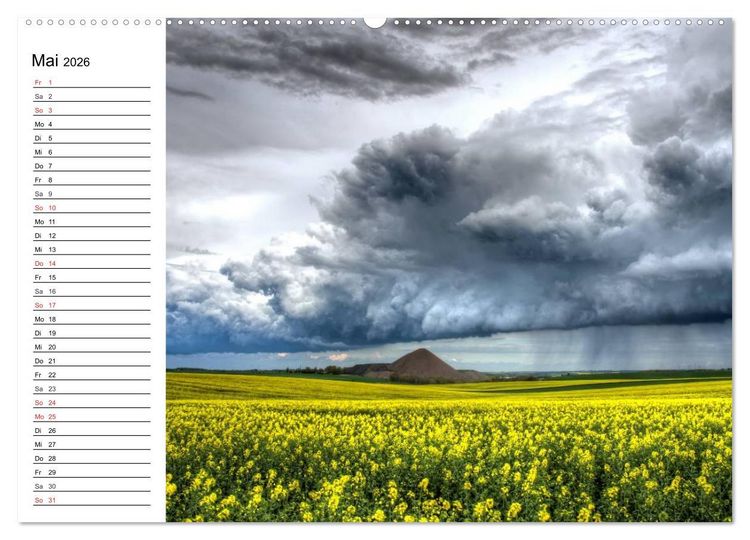Produktbild: Schachtanlagen in Mansfeld S&uuml;dharz (Wandkalender 2026 DIN A2 quer), CALVENDO Monatskalender