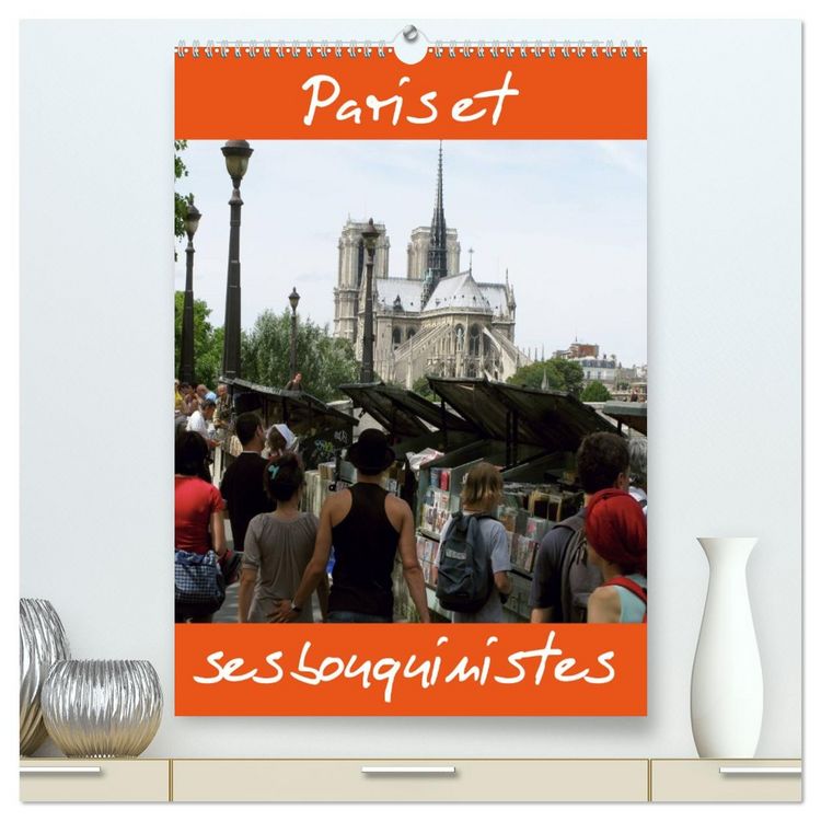 Produktbild: Paris et ses bouquinistes (Calendrier mural 2026 DIN A2 horizontal) calendrier de bureau