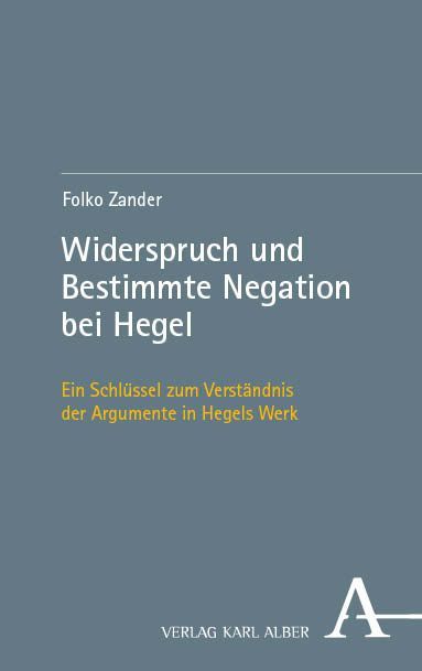 Produktbild: Widerspruch und Bestimmte Negation bei Hegel