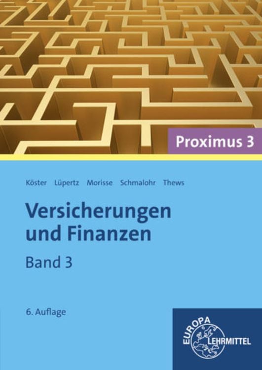 Bild vom Artikel Arnold, D: Versicherungen u. Finanzen (Proximus 3)/3 vom Autor Peter Köster