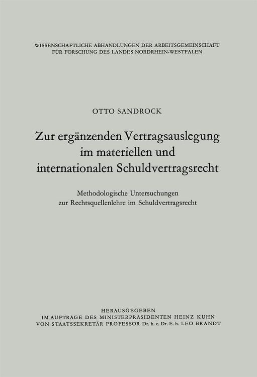 Produktbild: Zur erg&auml;nzenden Vertragsauslegung im materiellen und internationalen Schuldvertragsrecht