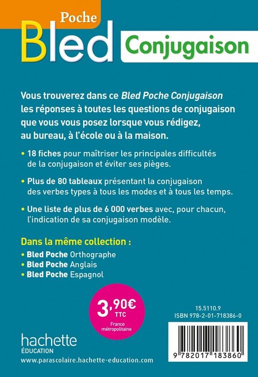 Produktbild: Bled Poche Conjugaison