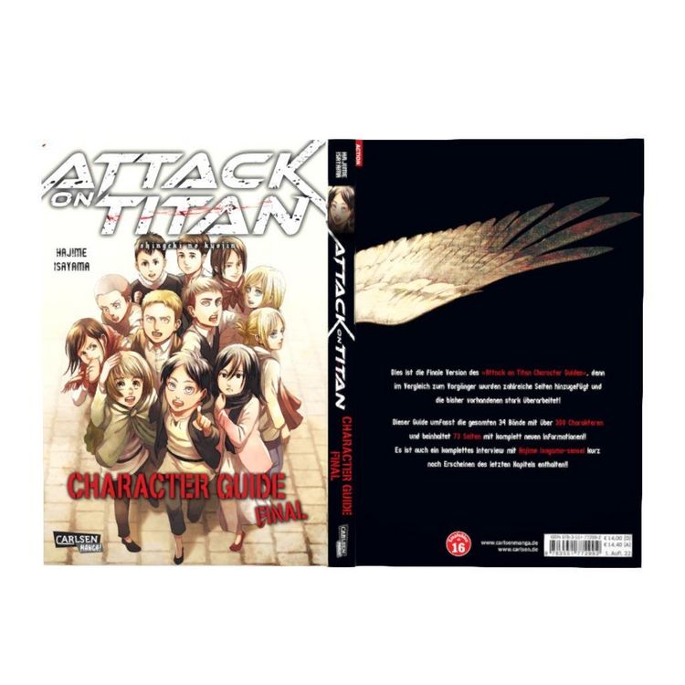 Produktbild: Attack on Titan: Character Guide Final