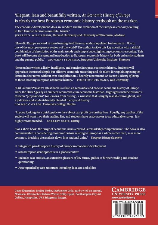 Produktbild: An Economic History of Europe