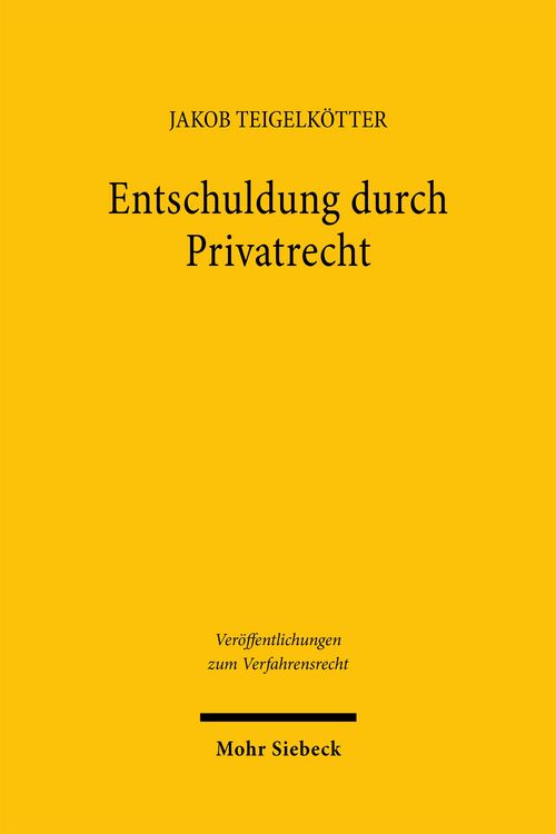 Produktbild: Entschuldung durch Privatrecht