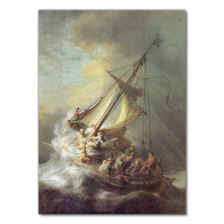 Produktbild: Lais Puzzle Rembrandt Harmensz. van Rijn - Christus im Sturm auf dem See von Galilea 500 Teile